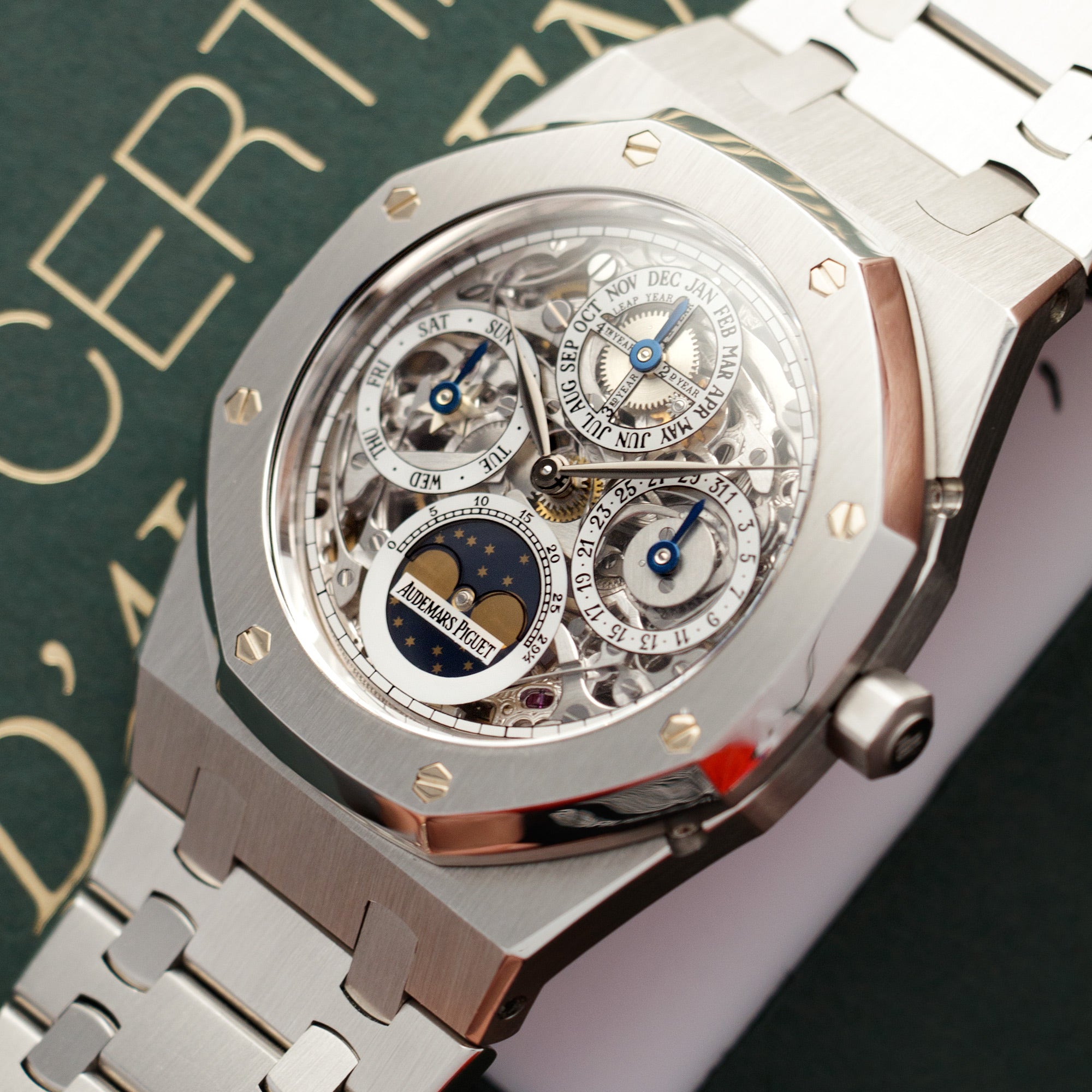 Audemars Piguet - Audemars Piguet Steel Royal Oak Perpetual Calendar Skeleton Watch Ref. 25829 - The Keystone Watches