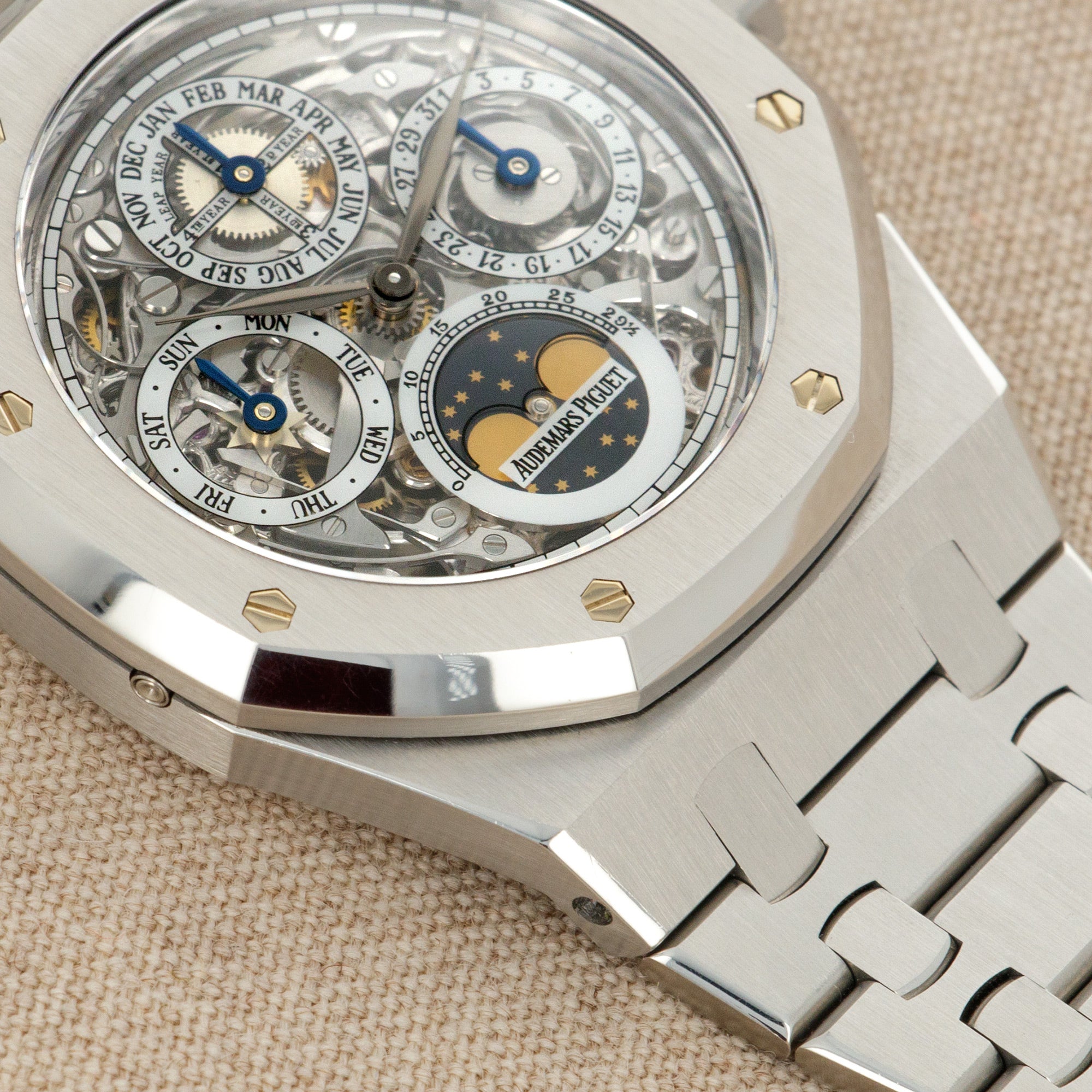 Audemars Piguet - Audemars Piguet Steel Royal Oak Perpetual Calendar Skeleton Watch Ref. 25829 - The Keystone Watches