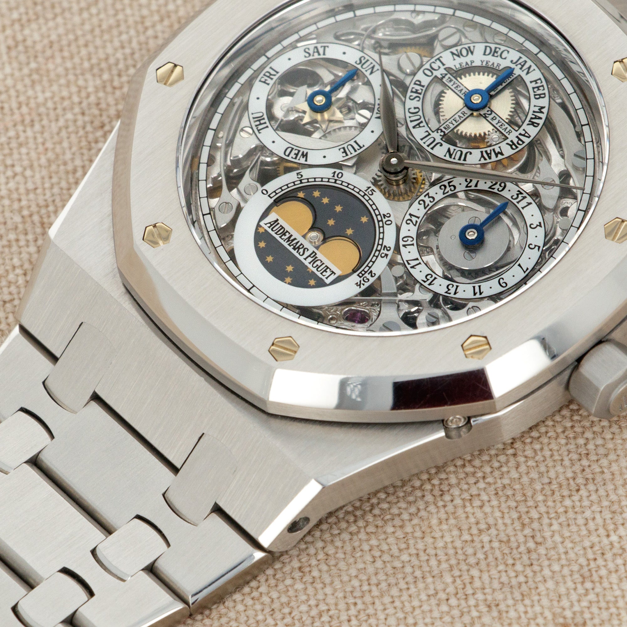 Audemars Piguet - Audemars Piguet Steel Royal Oak Perpetual Calendar Skeleton Watch Ref. 25829 - The Keystone Watches