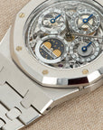 Audemars Piguet - Audemars Piguet Steel Royal Oak Perpetual Calendar Skeleton Watch Ref. 25829 - The Keystone Watches