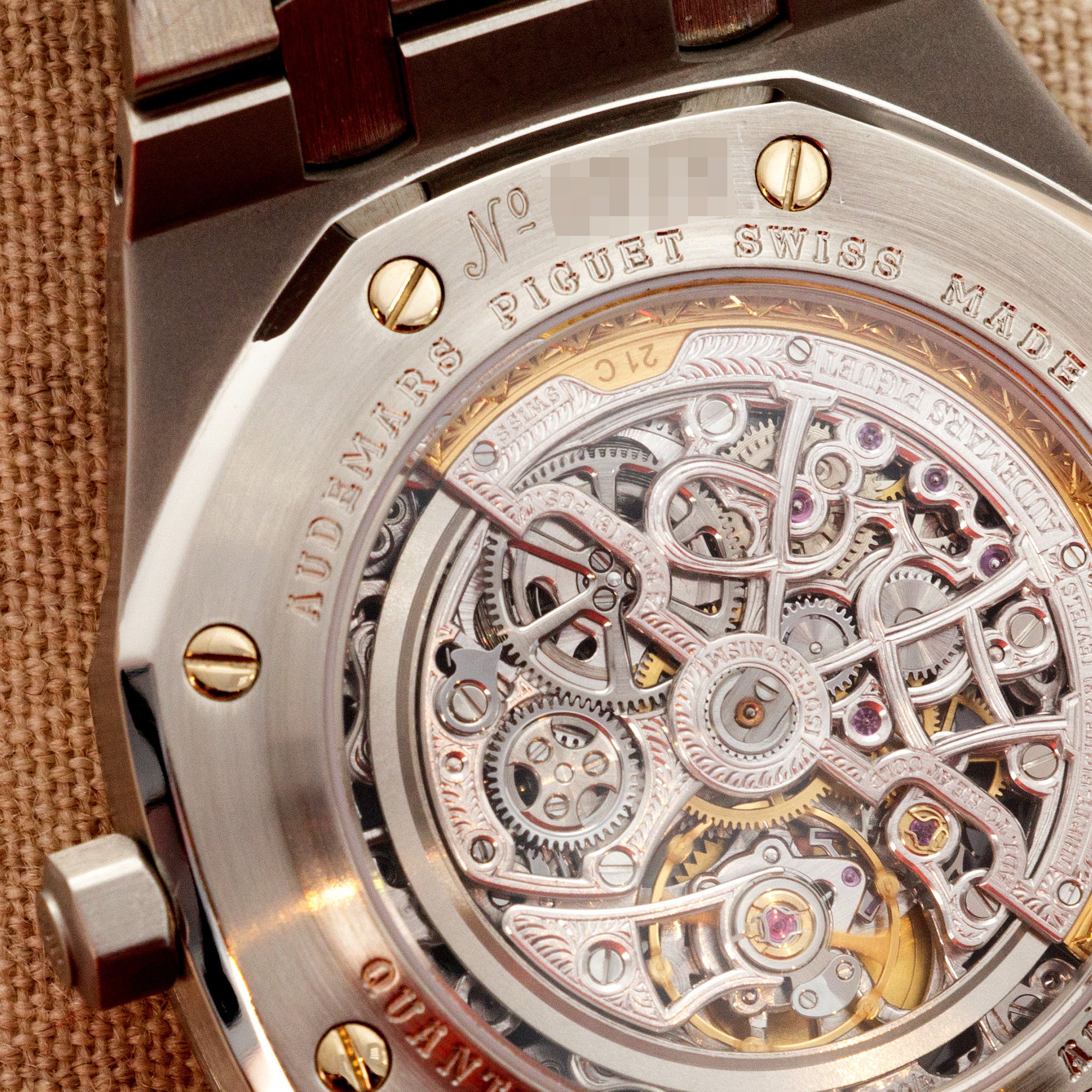 Audemars Piguet - Audemars Piguet Steel Royal Oak Perpetual Calendar Skeleton Watch Ref. 25829 - The Keystone Watches