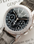 Patek Philippe - Patek Philippe Platinum Perpetual Calendar Chronograph Diamond Watch Ref. 5271 - The Keystone Watches