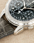 Patek Philippe - Patek Philippe Platinum Perpetual Calendar Chronograph Diamond Watch Ref. 5271 - The Keystone Watches
