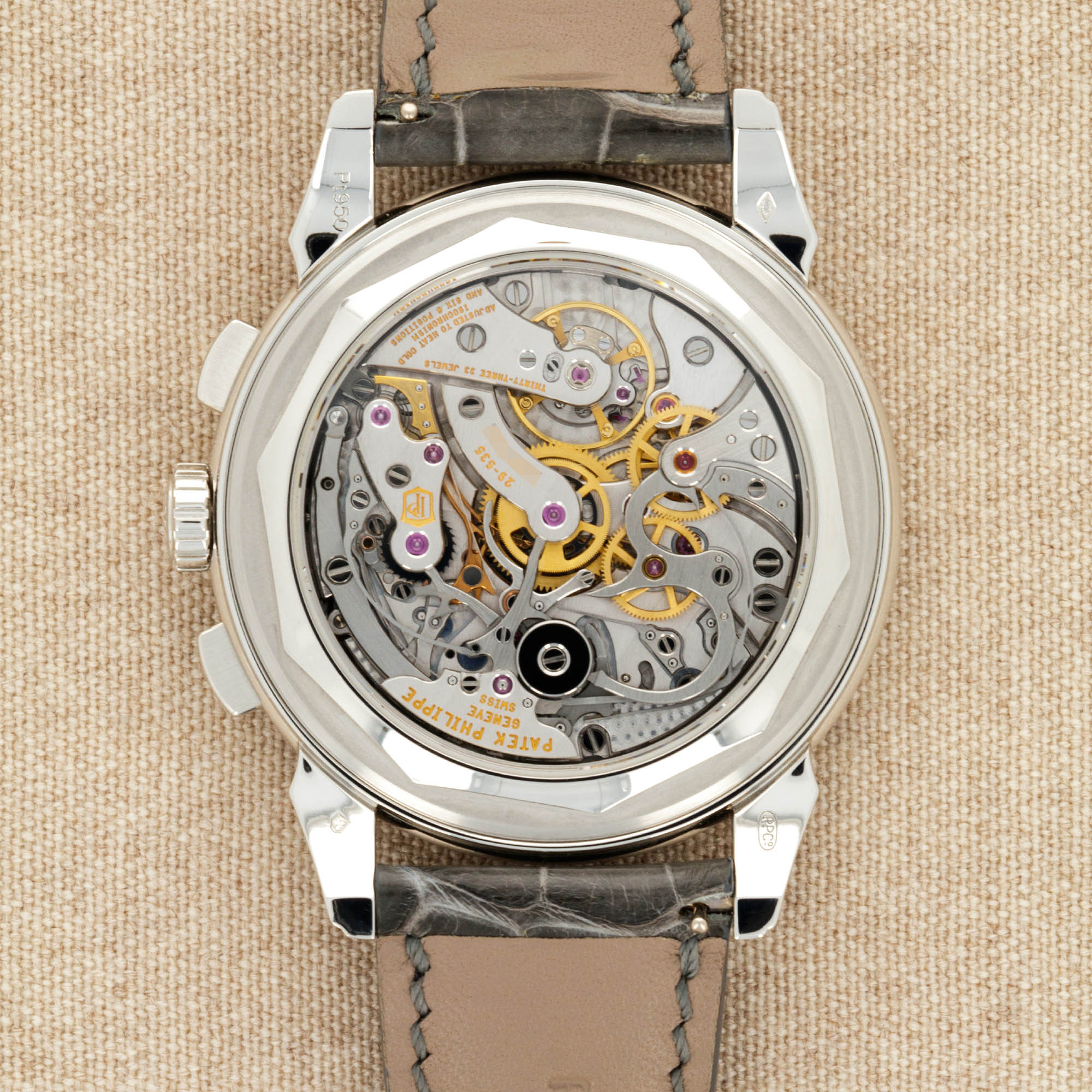 Patek Philippe - Patek Philippe Platinum Perpetual Calendar Chronograph Diamond Watch Ref. 5271 - The Keystone Watches