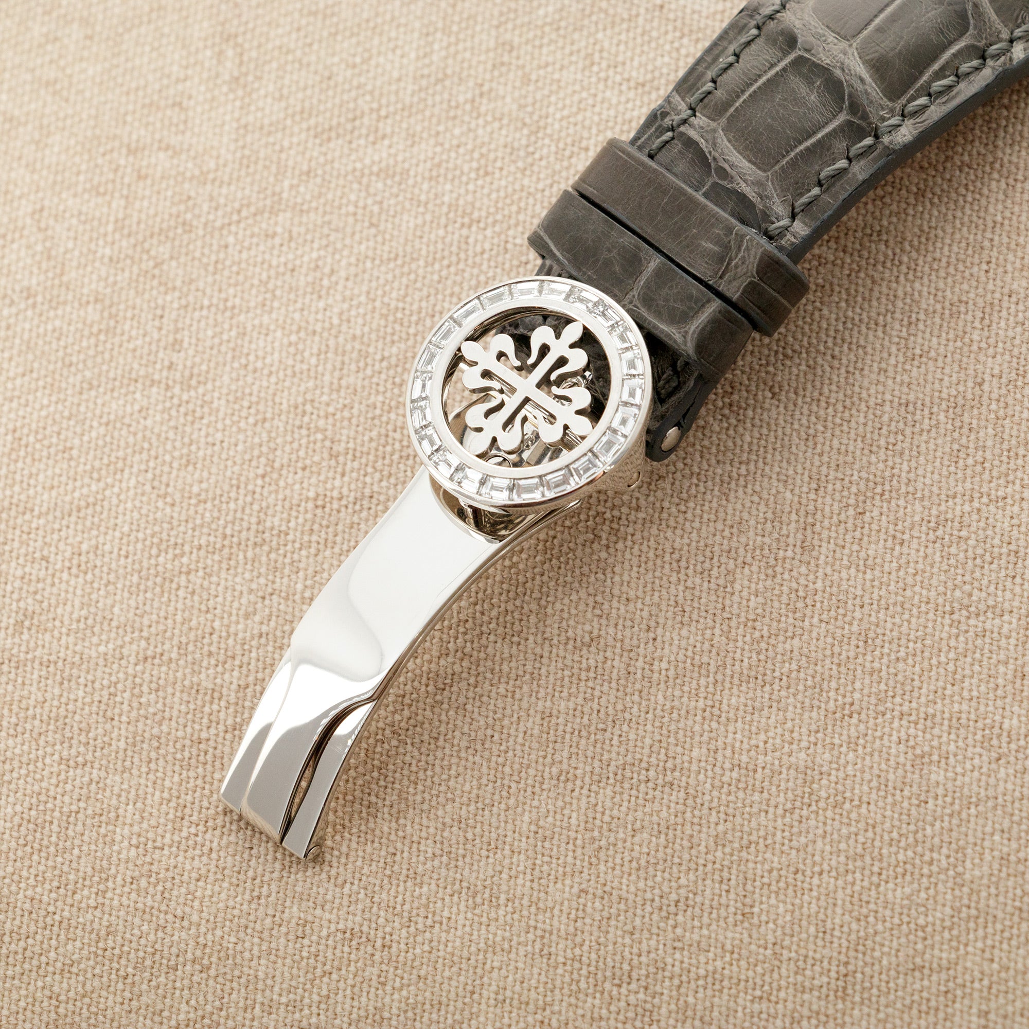 Patek Philippe - Patek Philippe Platinum Perpetual Calendar Chronograph Diamond Watch Ref. 5271 - The Keystone Watches