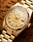 Rolex - Rolex Yellow Gold Day-Date Watch Ref. 18038 with Diamond String Dial - The Keystone Watches