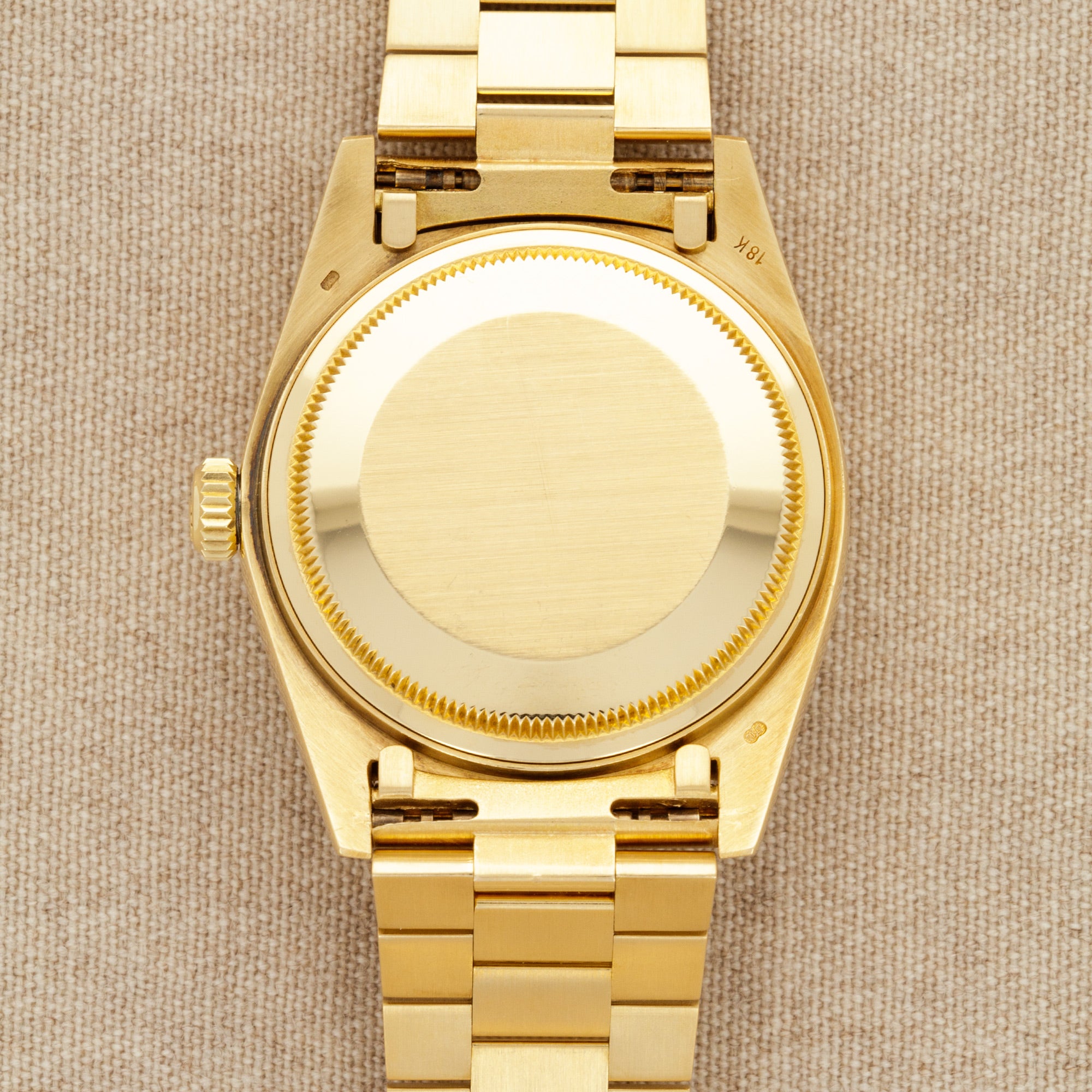 Rolex - Rolex Yellow Gold Day-Date Watch Ref. 18038 with Diamond String Dial - The Keystone Watches