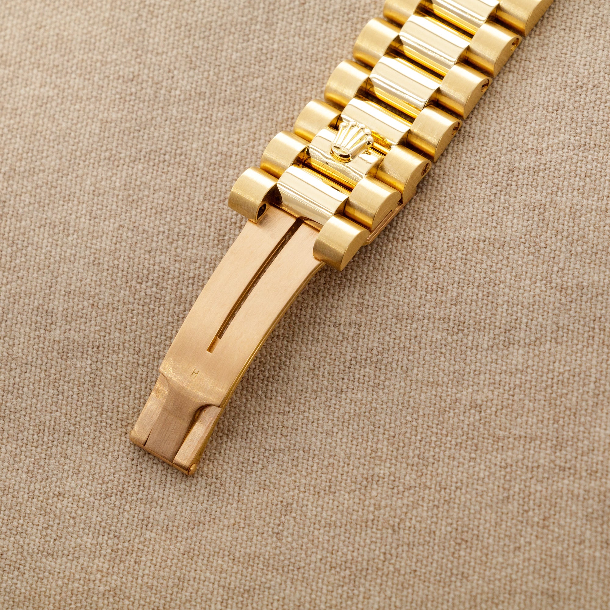 Rolex - Rolex Yellow Gold Day-Date Watch Ref. 18038 with Diamond String Dial - The Keystone Watches