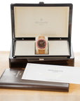 Patek Philippe - Patek Philippe Rose Gold Nautilus Watch Ref. 5723 with Factory Ruby Dial and Bezel - The Keystone Watches
