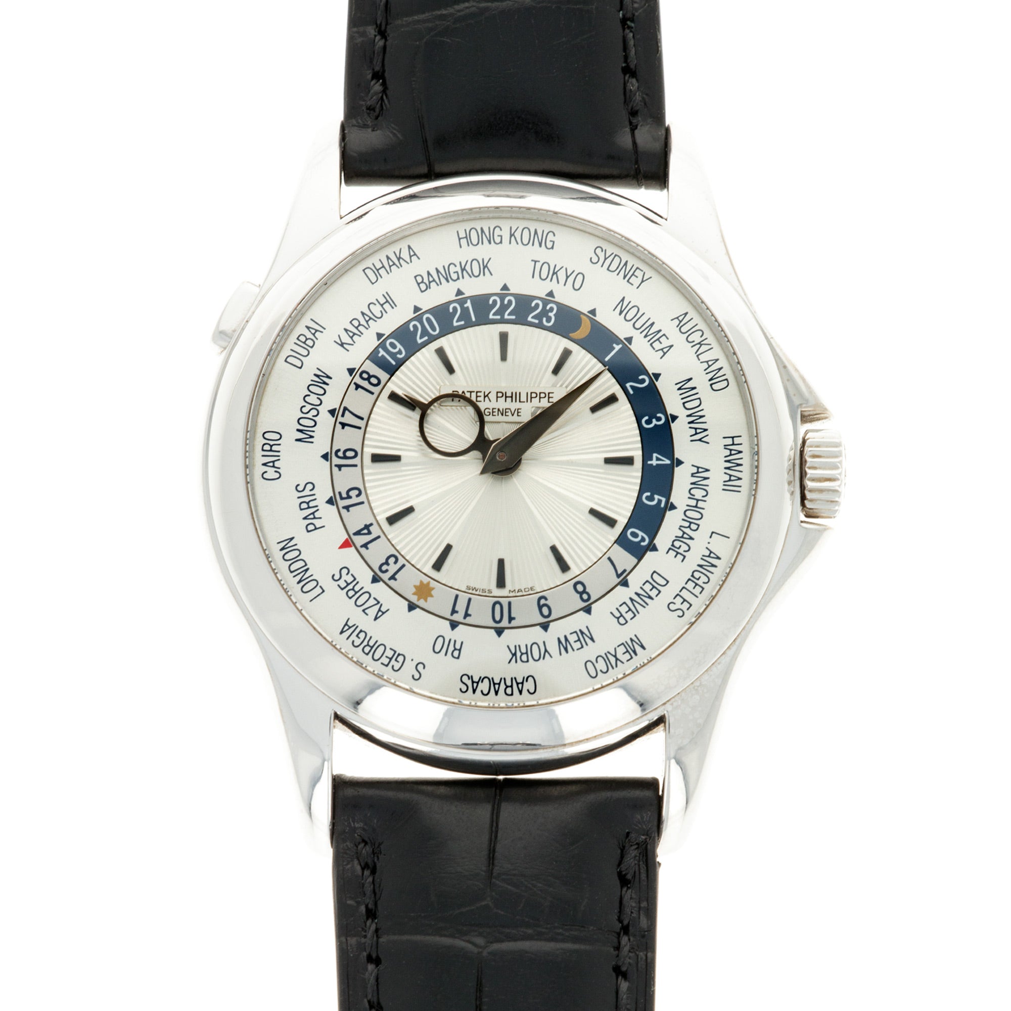 Patek Philippe - Patek Philippe White Gold World Time Watch Ref. 5130 - The Keystone Watches