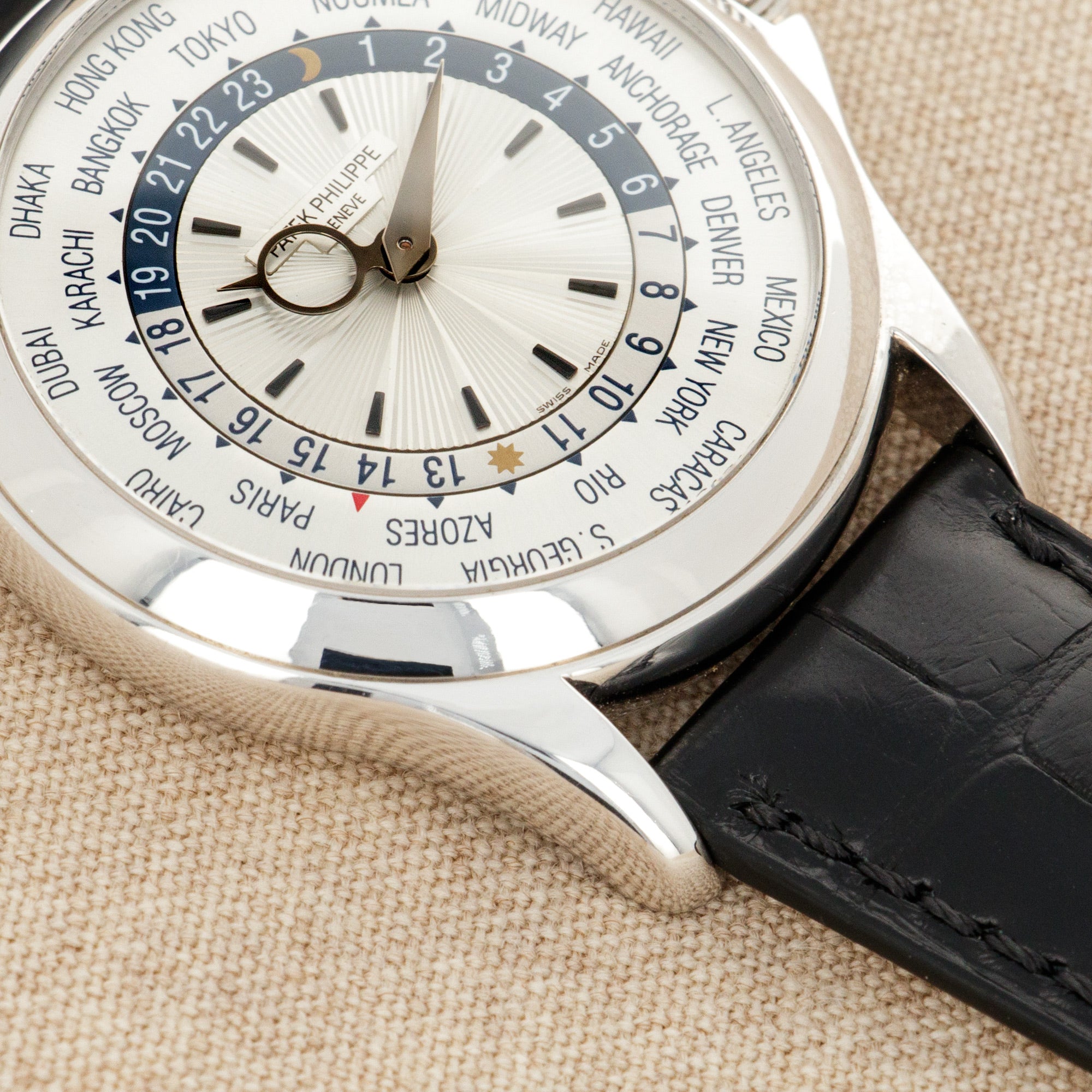 Patek Philippe - Patek Philippe White Gold World Time Watch Ref. 5130 - The Keystone Watches