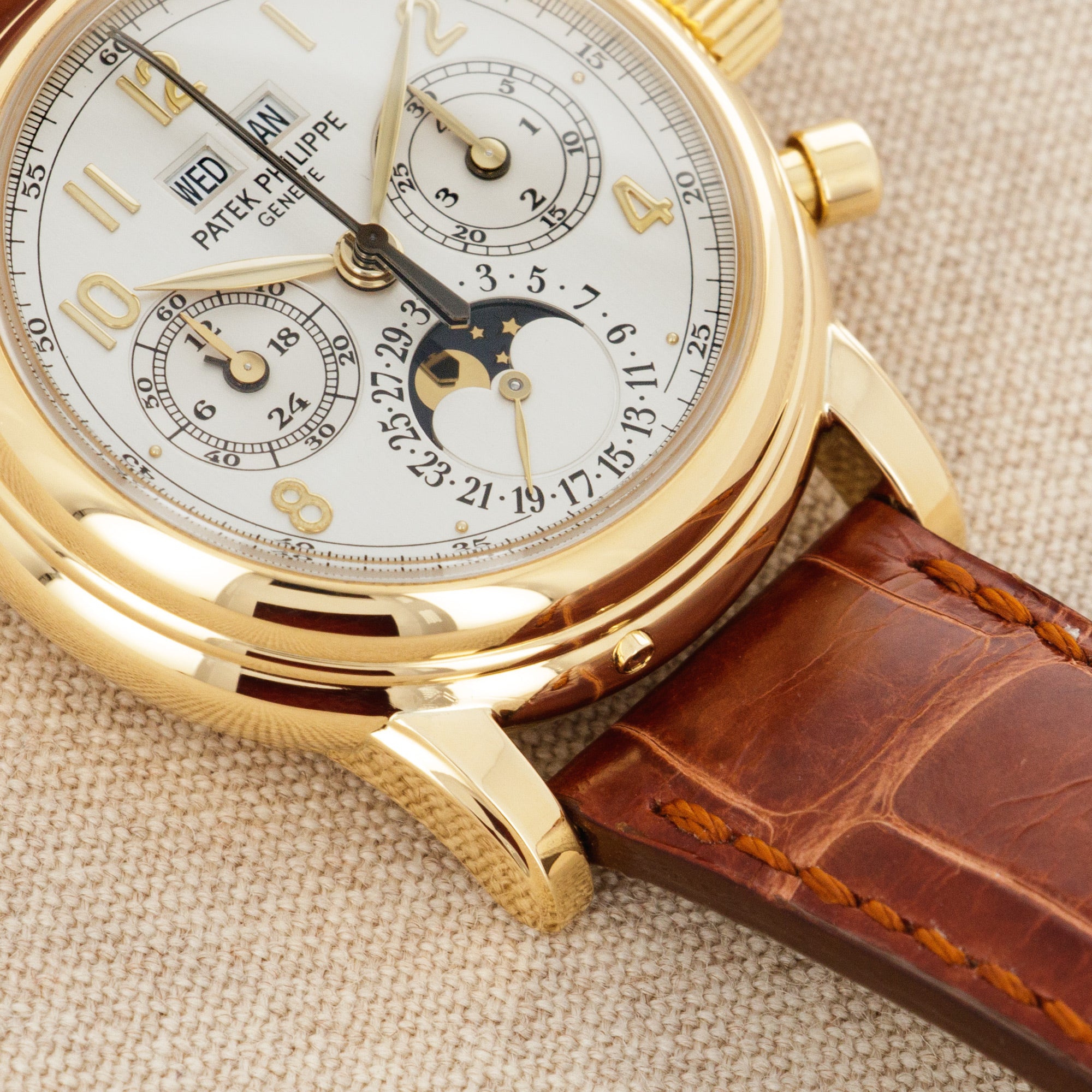Patek Philippe - Patek Philippe Yellow Gold Split Seconds Perpetual Watch Ref. 5004 - The Keystone Watches