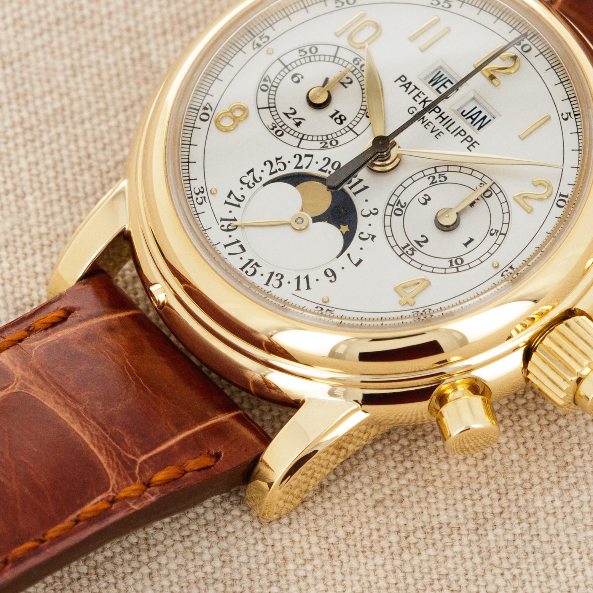 Patek Philippe - Patek Philippe Yellow Gold Split Seconds Perpetual Watch Ref. 5004 - The Keystone Watches