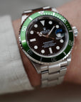Rolex - Rolex Submariner Anniversary Kermit Watch Ref. 16610 with Flat Four Bezel (NEW ARRIVAL) - The Keystone Watches