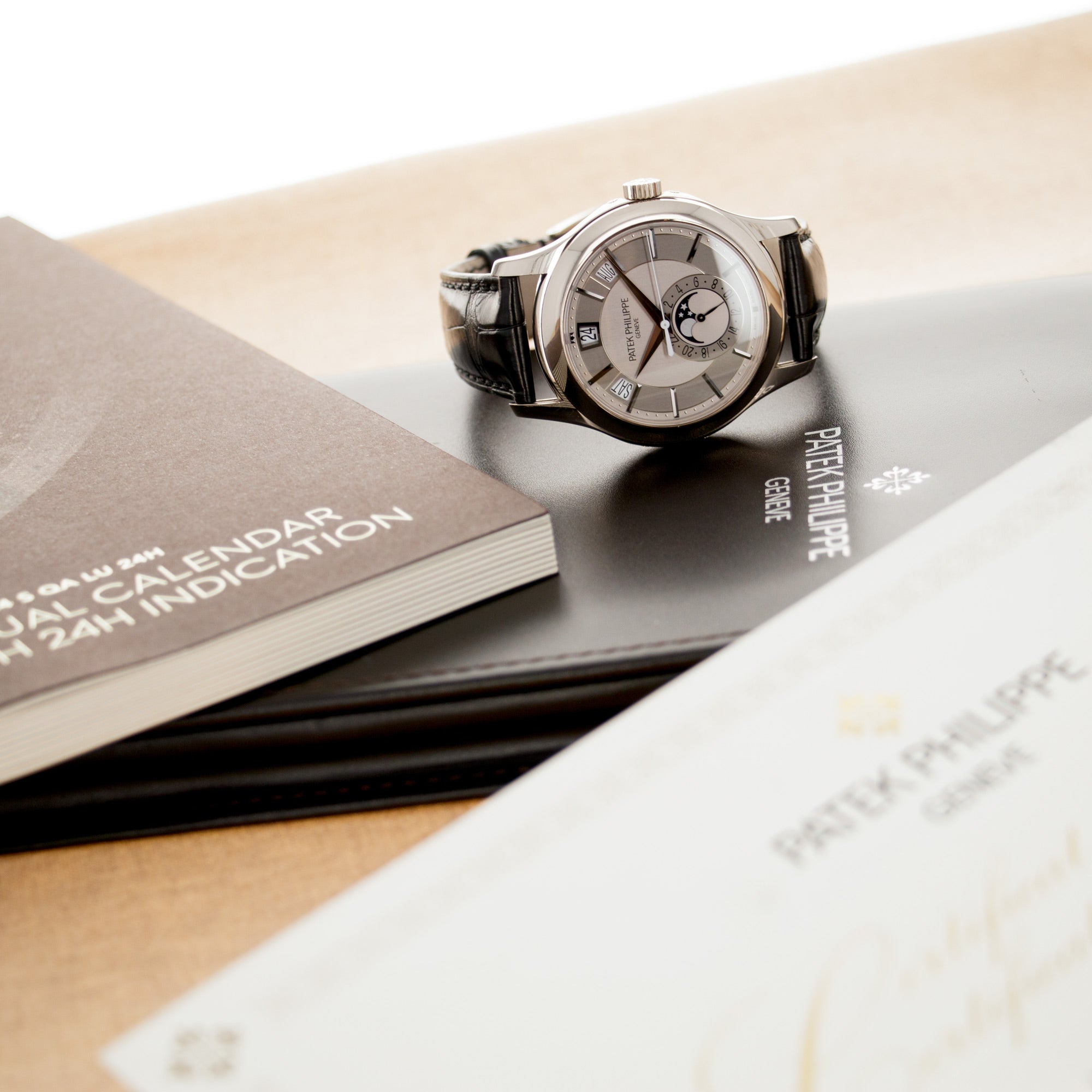 Patek Philippe - Patek Philippe White Gold Annual Calendar Watch Ref. 5205 - The Keystone Watches