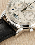 Patek Philippe - Patek Philippe Platinum Perpetual Split Seconds Chronograph Watch Ref. 5204 - The Keystone Watches