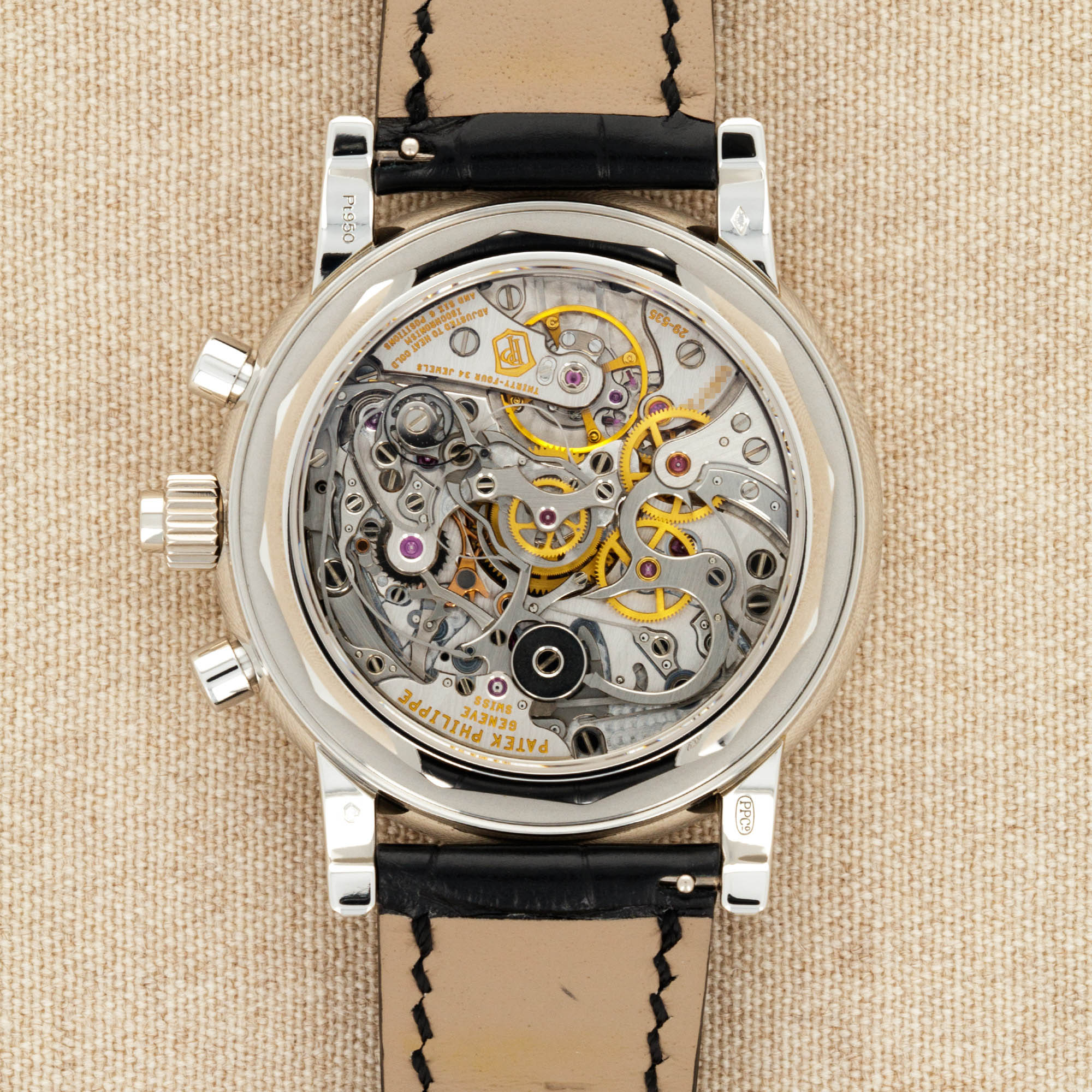 Patek Philippe - Patek Philippe Platinum Perpetual Split Seconds Chronograph Watch Ref. 5204 - The Keystone Watches