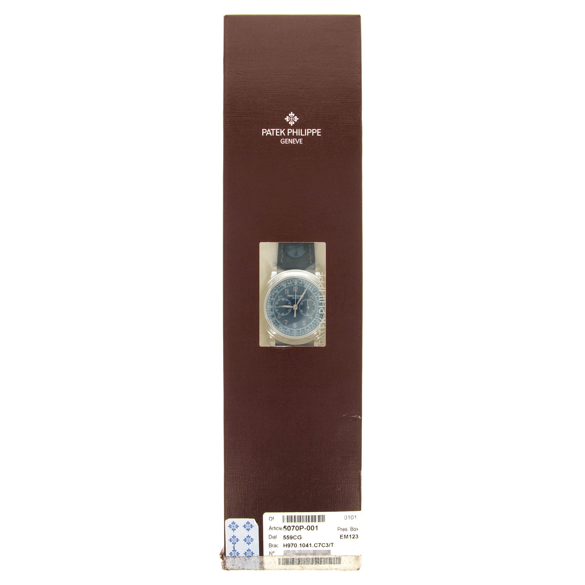 Patek Philippe - Patek Philippe Platinum Chronograph Watch Ref. 5070, Double Sealed - The Keystone Watches