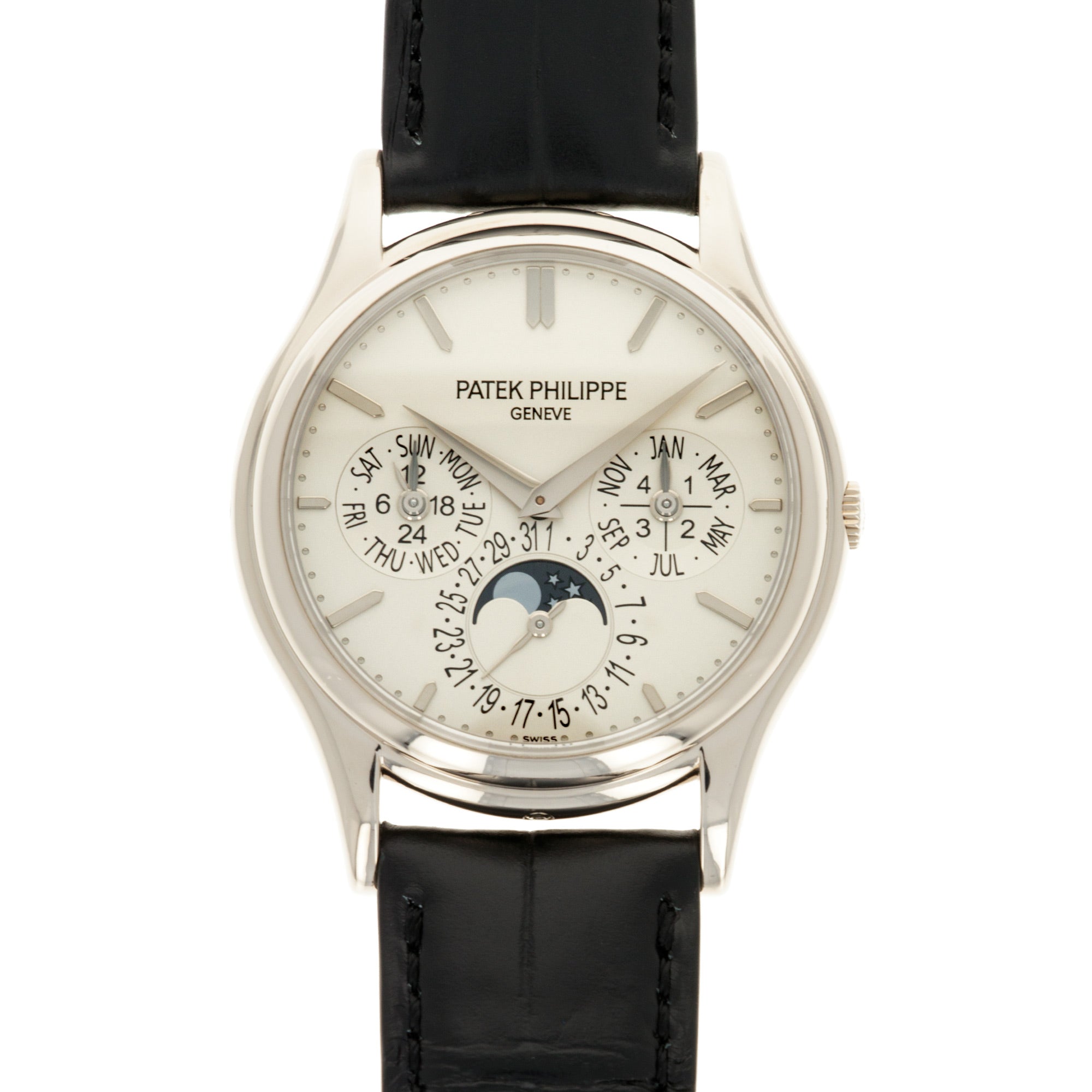 Patek Philippe - Patek Philippe White Gold Perpetual Calendar Watch Ref. 5140 - The Keystone Watches