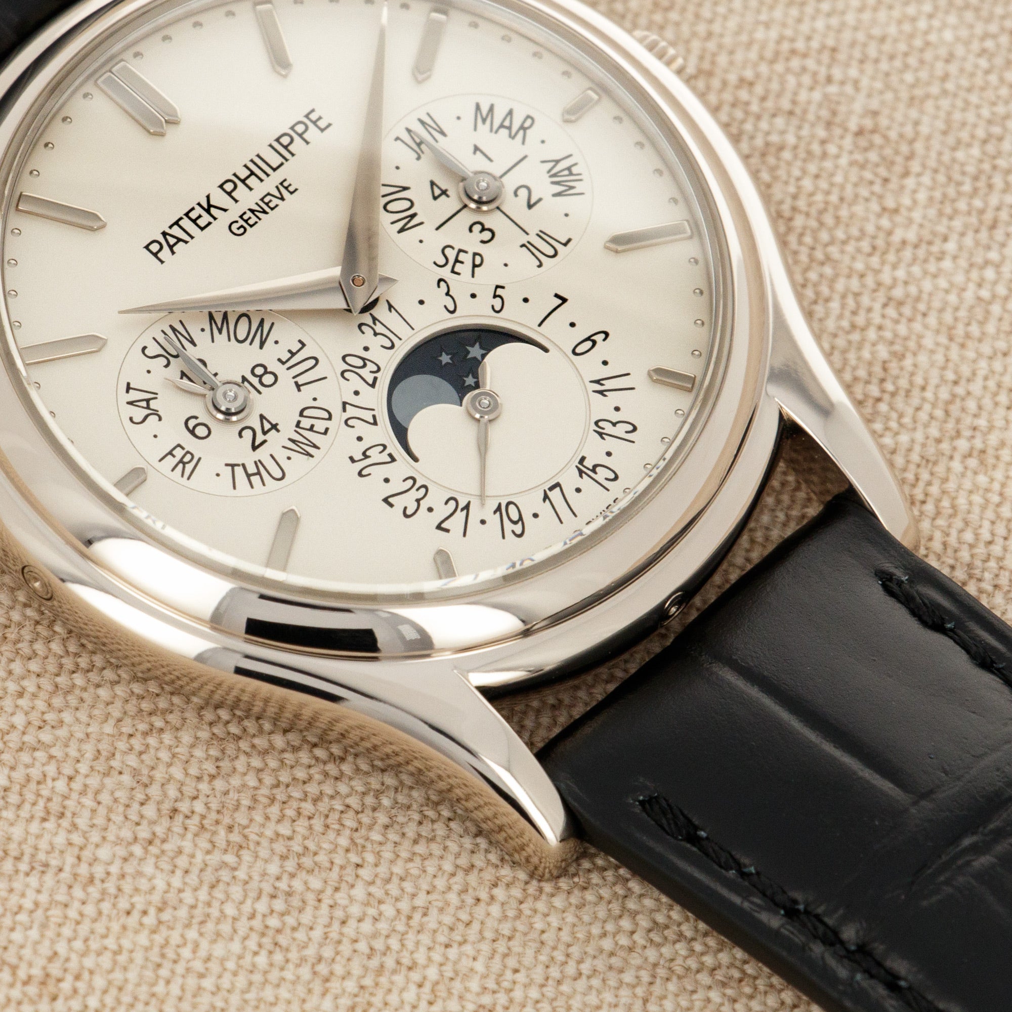 Patek Philippe - Patek Philippe White Gold Perpetual Calendar Watch Ref. 5140 - The Keystone Watches