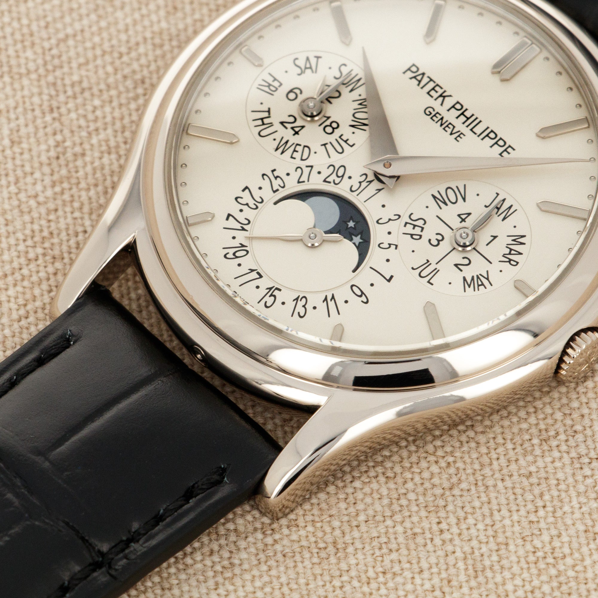 Patek Philippe - Patek Philippe White Gold Perpetual Calendar Watch Ref. 5140 - The Keystone Watches
