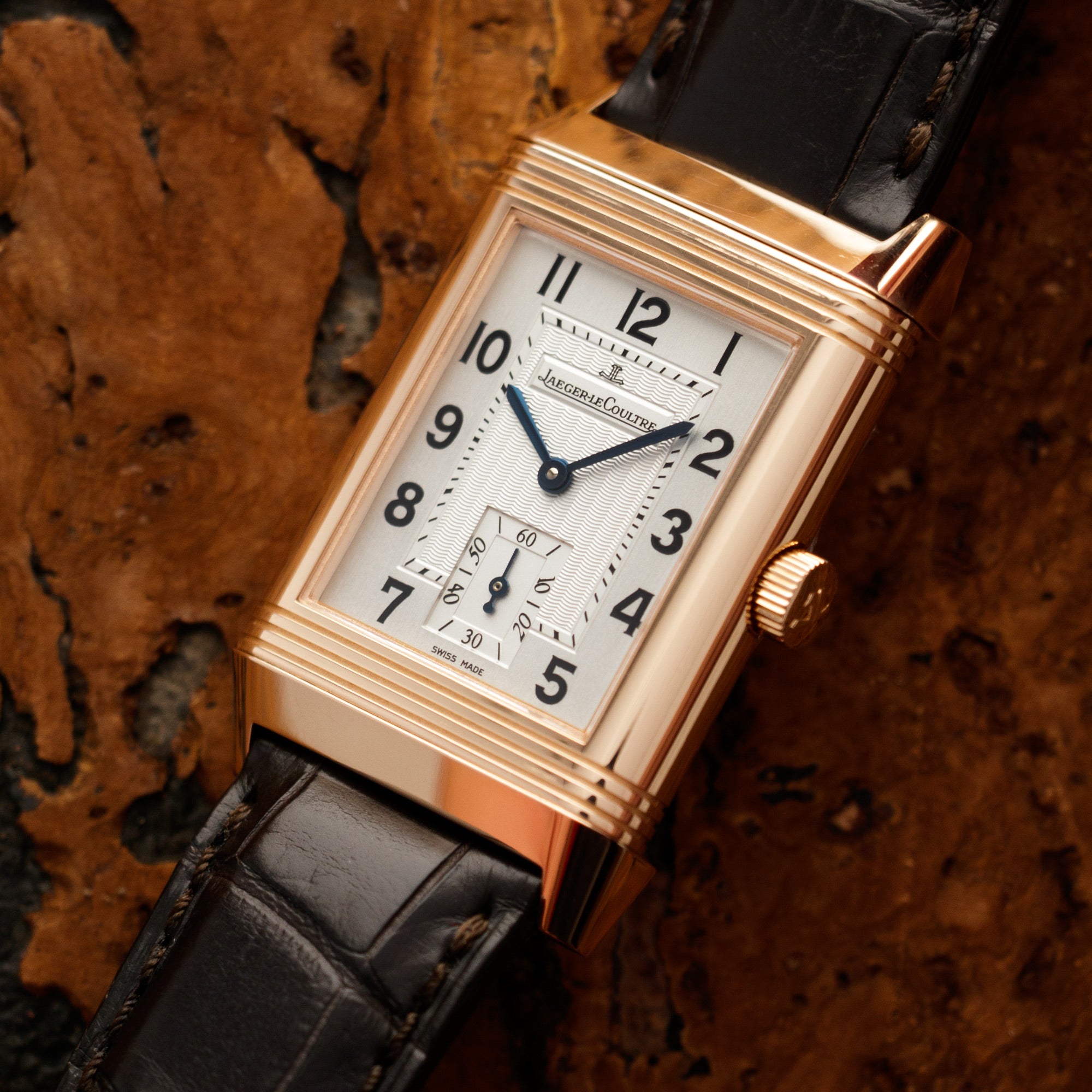 Jaeger LeCoultre Reverso 270.2.62 18k RG The Keystone Watches