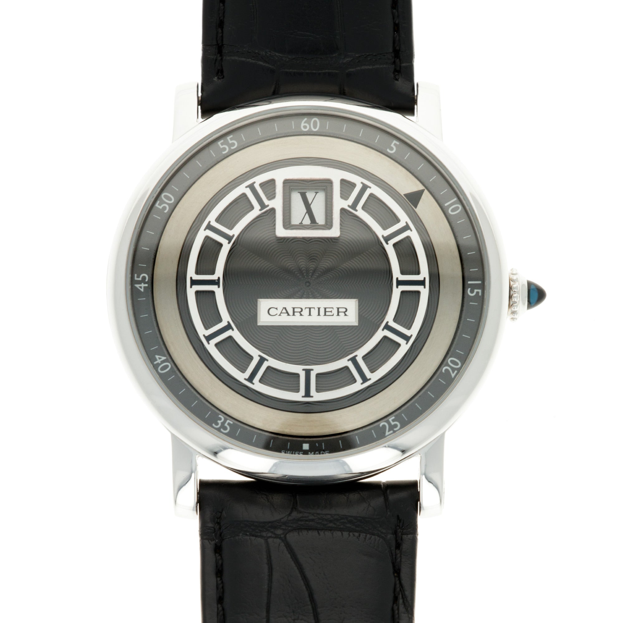 Cartier - Cartier White Gold Rotonde Jumping Hour Ref. W1553851 - The Keystone Watches