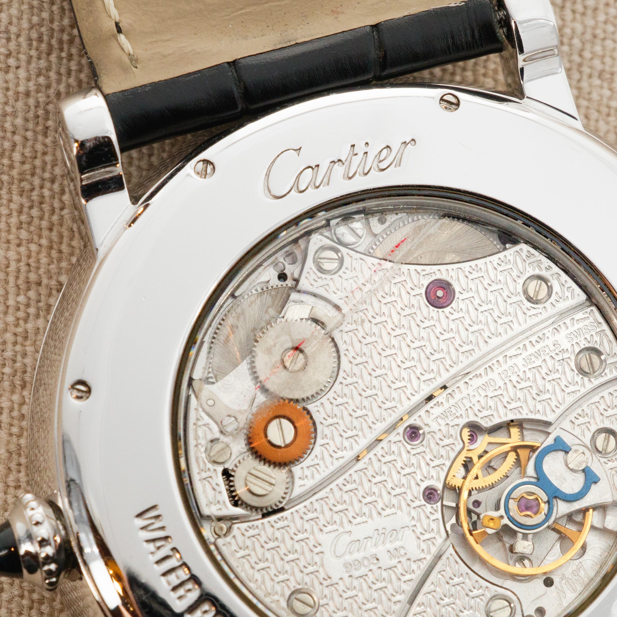 Cartier - Cartier White Gold Rotonde Jumping Hour Ref. W1553851 - The Keystone Watches