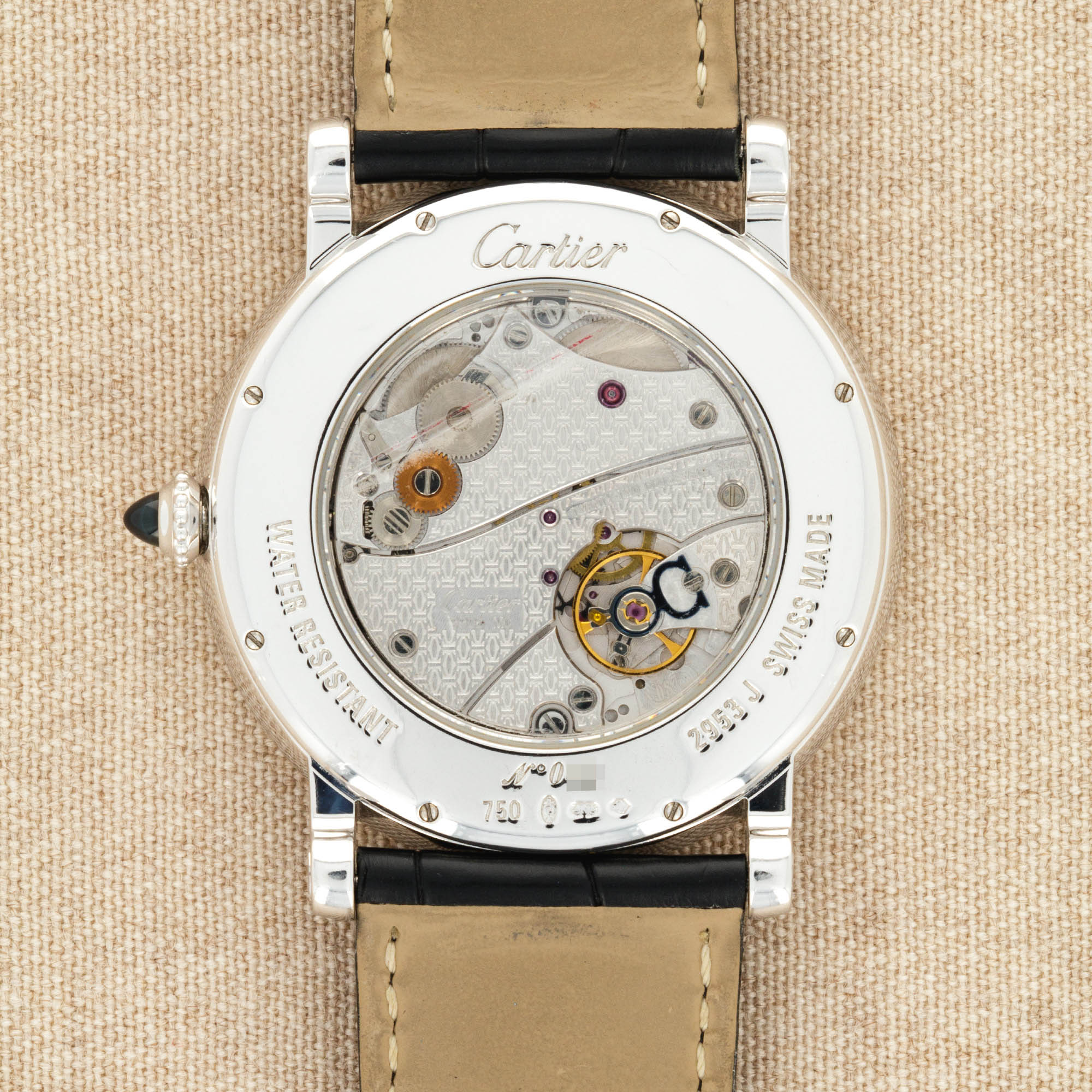Cartier - Cartier White Gold Rotonde Jumping Hour Ref. W1553851 - The Keystone Watches