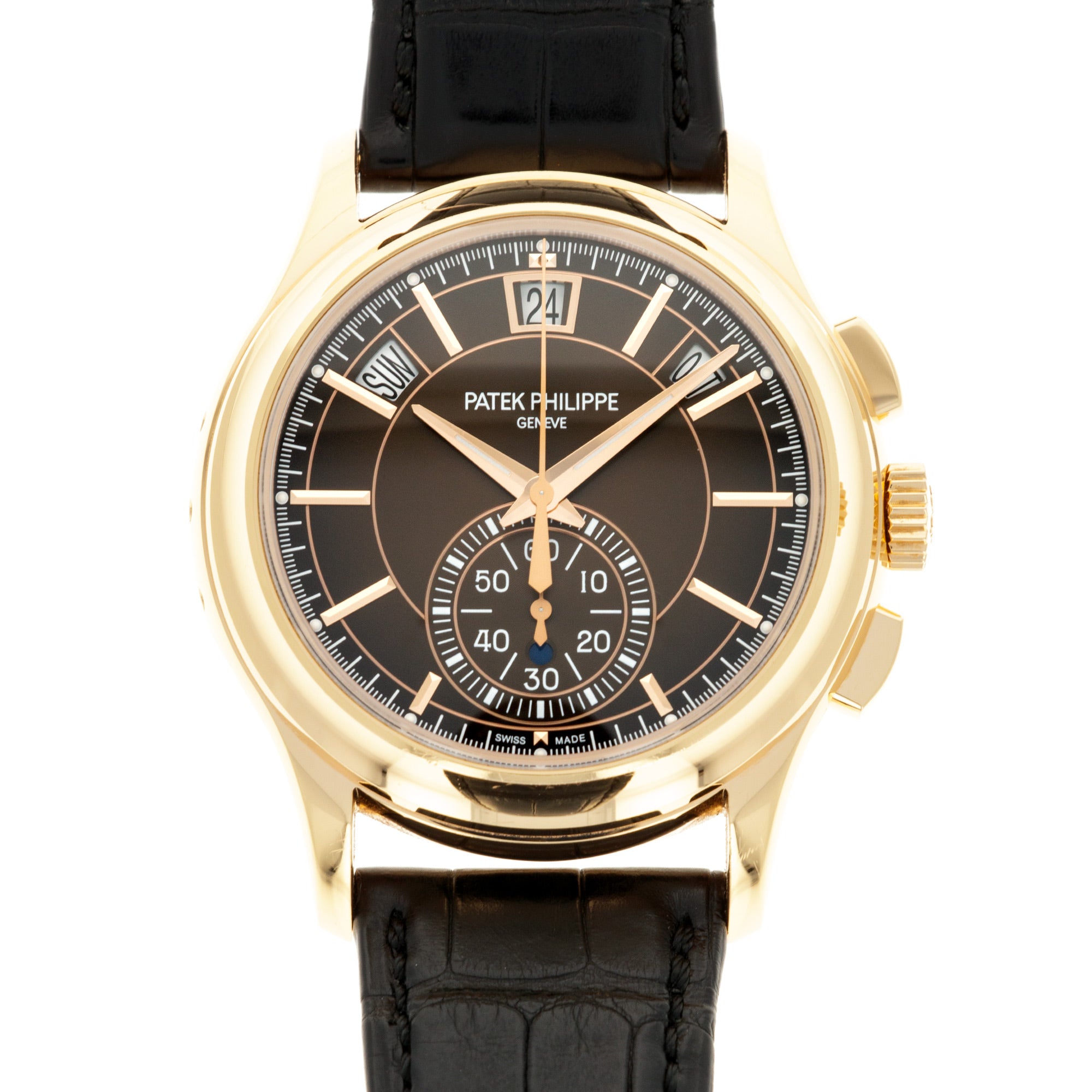 Patek Philippe - Patek Philippe Rose Gold Annual Calendar Chronograph Ref. 5905R - The Keystone Watches