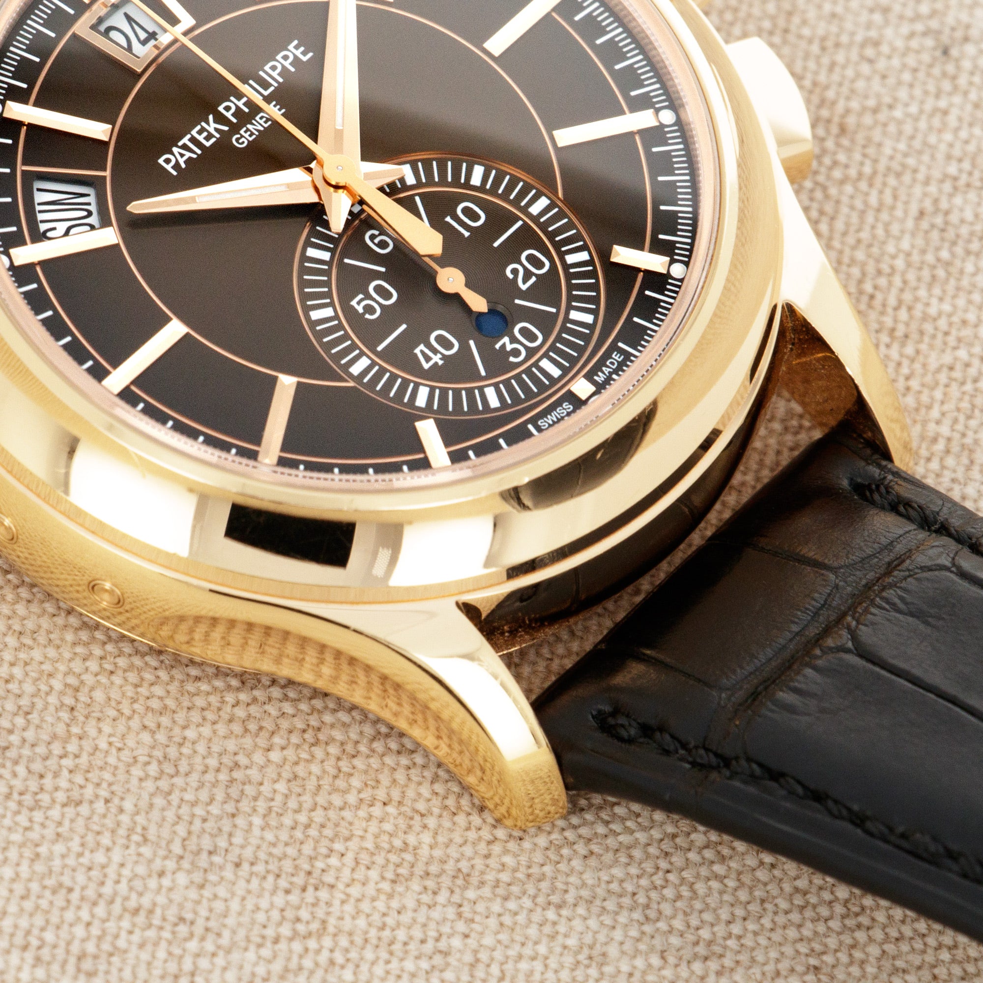 Rose Gold Patek 5905r Patek Philippe Chronograph 5905R-001 18k RG