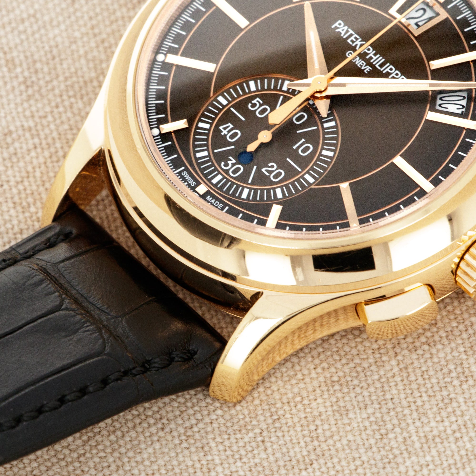 Patek Philippe - Patek Philippe Rose Gold Annual Calendar Chronograph Ref. 5905R - The Keystone Watches