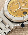 Audemars Piguet - Audemars Piguet Steel Royal Oak Offshore Ref. 25721 with Tropical Gold Dial - The Keystone Watches