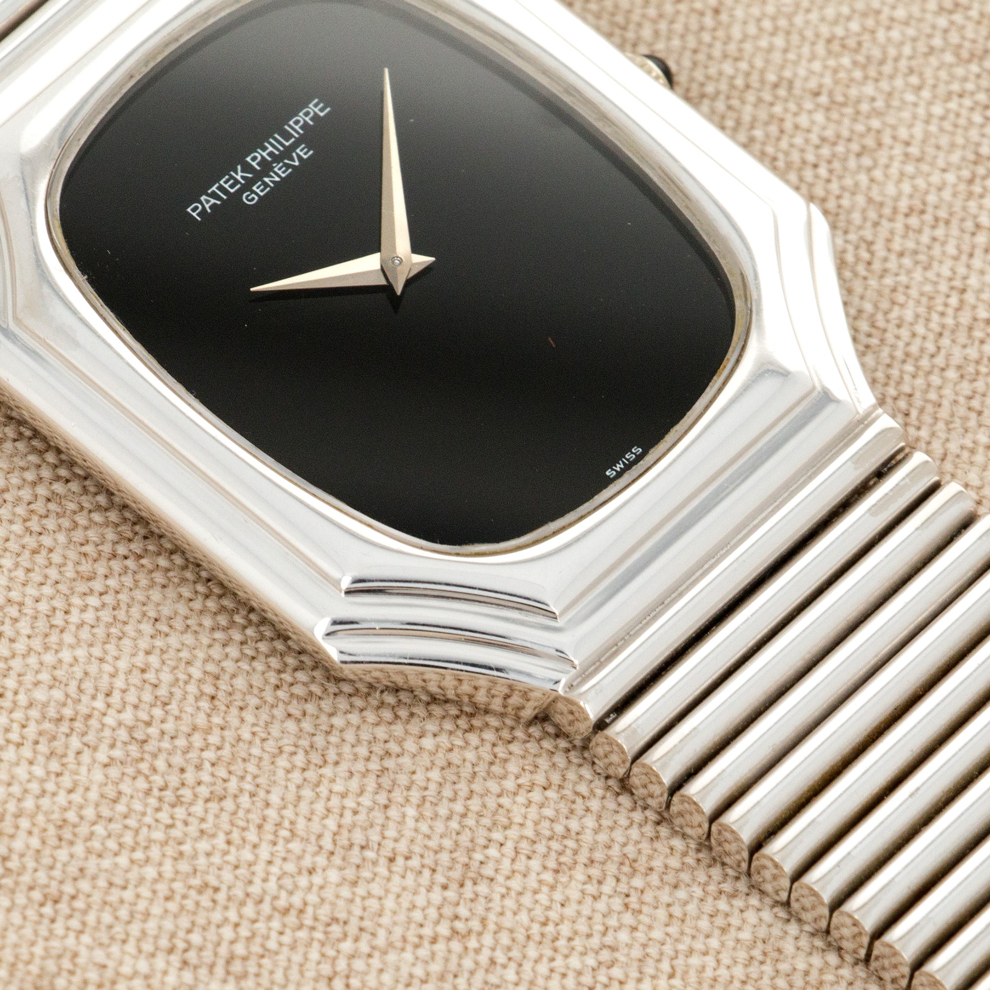 Patek Philippe - Patek Philippe White Gold Watch Ref. 3729 with Onyx Dial - The Keystone Watches