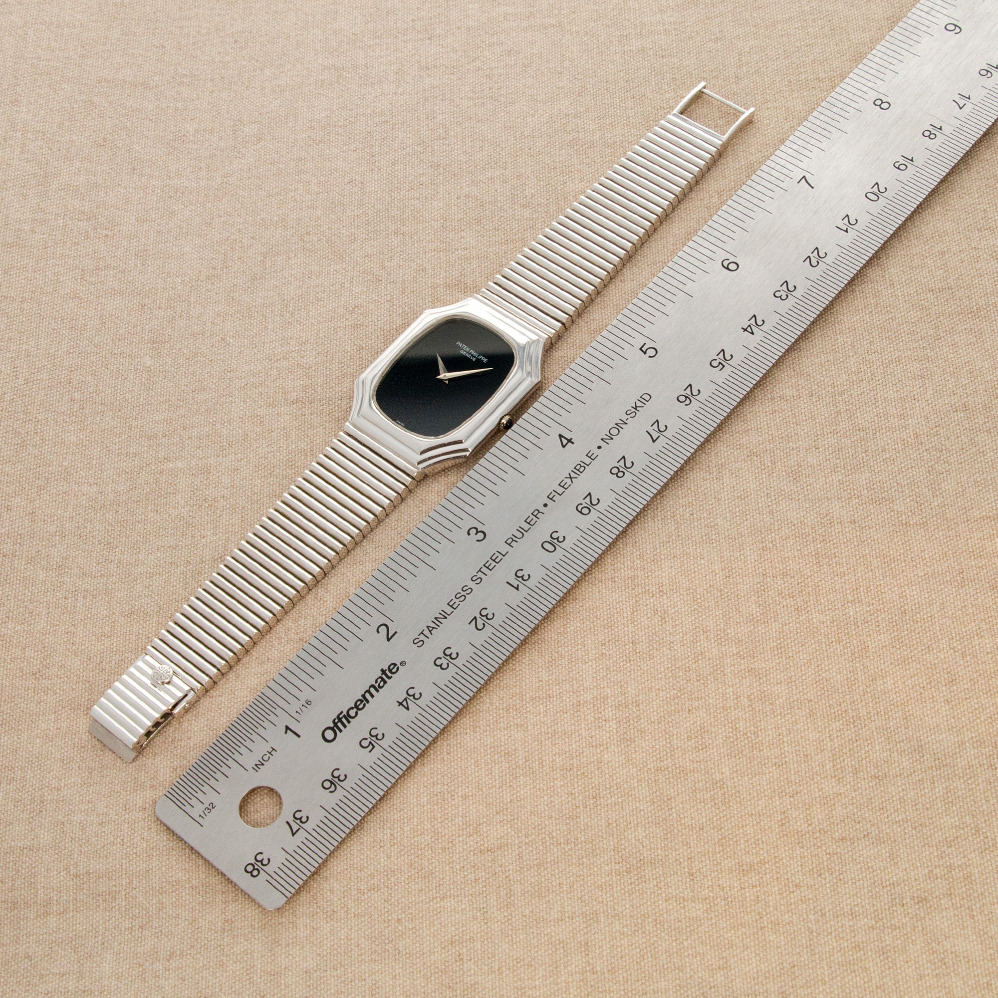 Patek Philippe - Patek Philippe White Gold Watch Ref. 3729 with Onyx Dial - The Keystone Watches