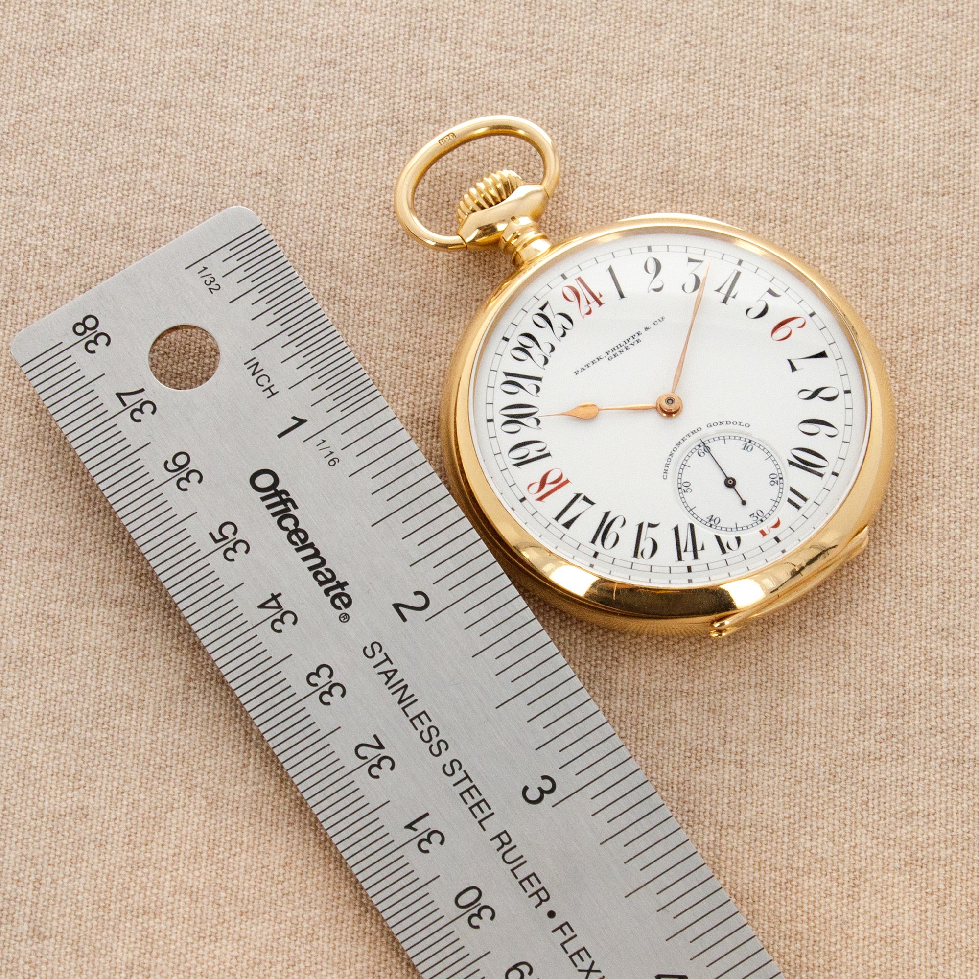 Patek Philippe - Patek Philippe Chronometro Gondolo 24 Hour Pocket Watch - The Keystone Watches