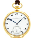 Patek Philippe - Patek Philippe Yellow Gold Pocket Watch with Original Paperwork - The Keystone Watches