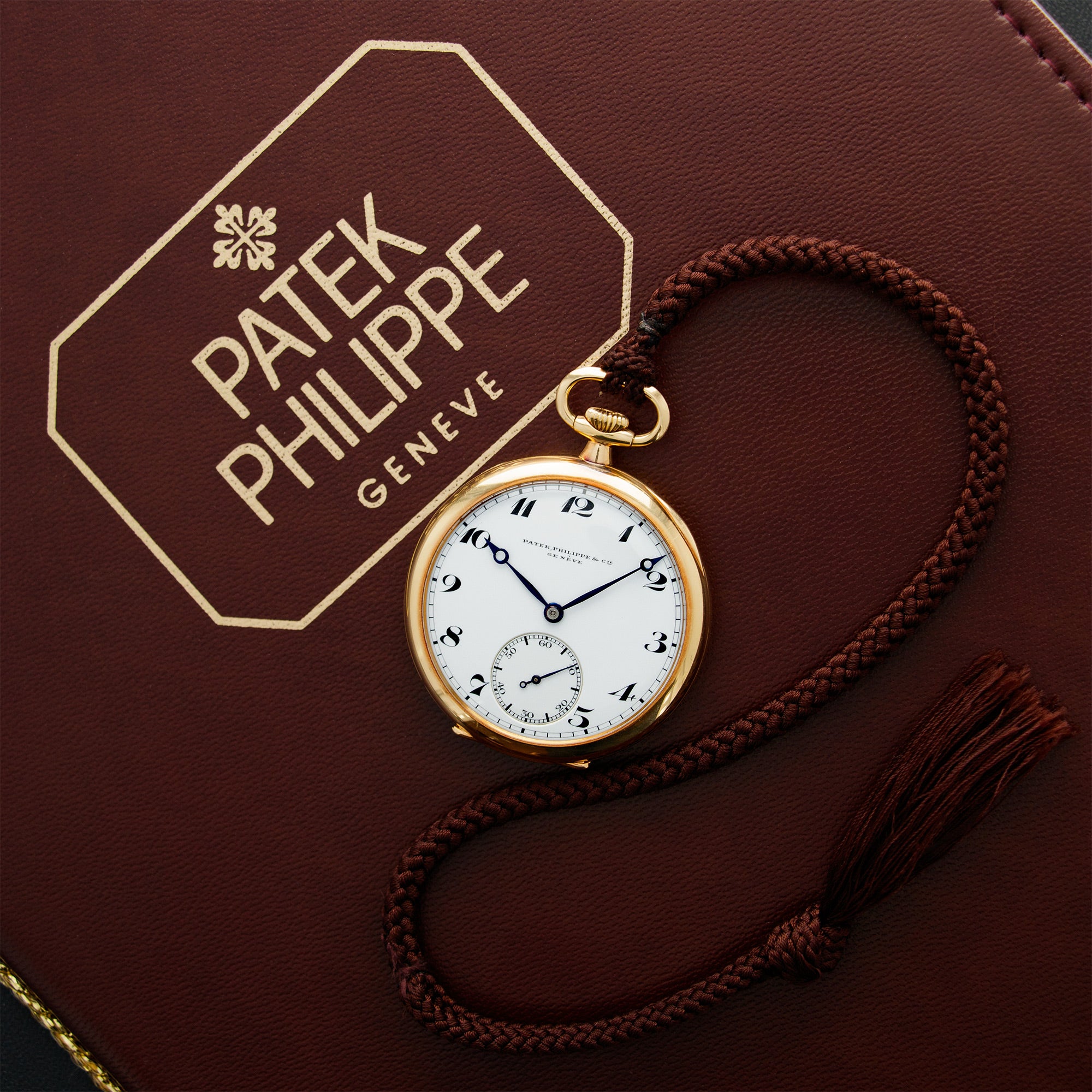 Patek Philippe - Patek Philippe Yellow Gold Pocket Watch with Original Paperwork - The Keystone Watches
