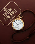 Patek Philippe - Patek Philippe Yellow Gold Pocket Watch with Original Paperwork - The Keystone Watches