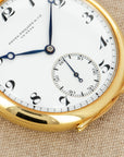 Patek Philippe - Patek Philippe Yellow Gold Pocket Watch with Original Paperwork - The Keystone Watches