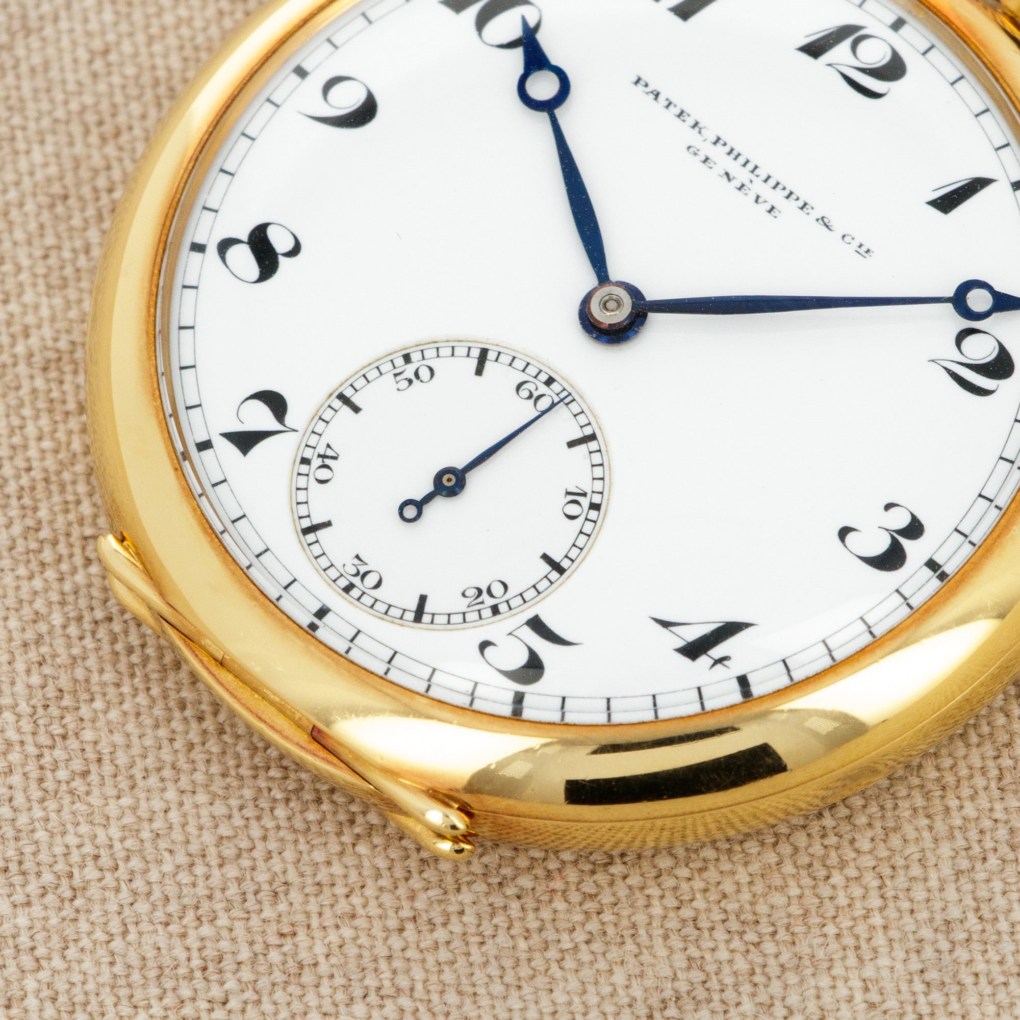 Patek Philippe - Patek Philippe Yellow Gold Pocket Watch with Original Paperwork - The Keystone Watches
