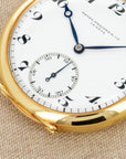 Patek Philippe - Patek Philippe Yellow Gold Pocket Watch with Original Paperwork - The Keystone Watches