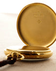 Patek Philippe - Patek Philippe Yellow Gold Pocket Watch with Original Paperwork - The Keystone Watches