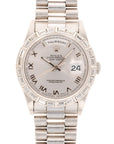 Rolex - Rolex Platinum Day-Date Platinum Diamond Watch Ref. 18366 - The Keystone Watches