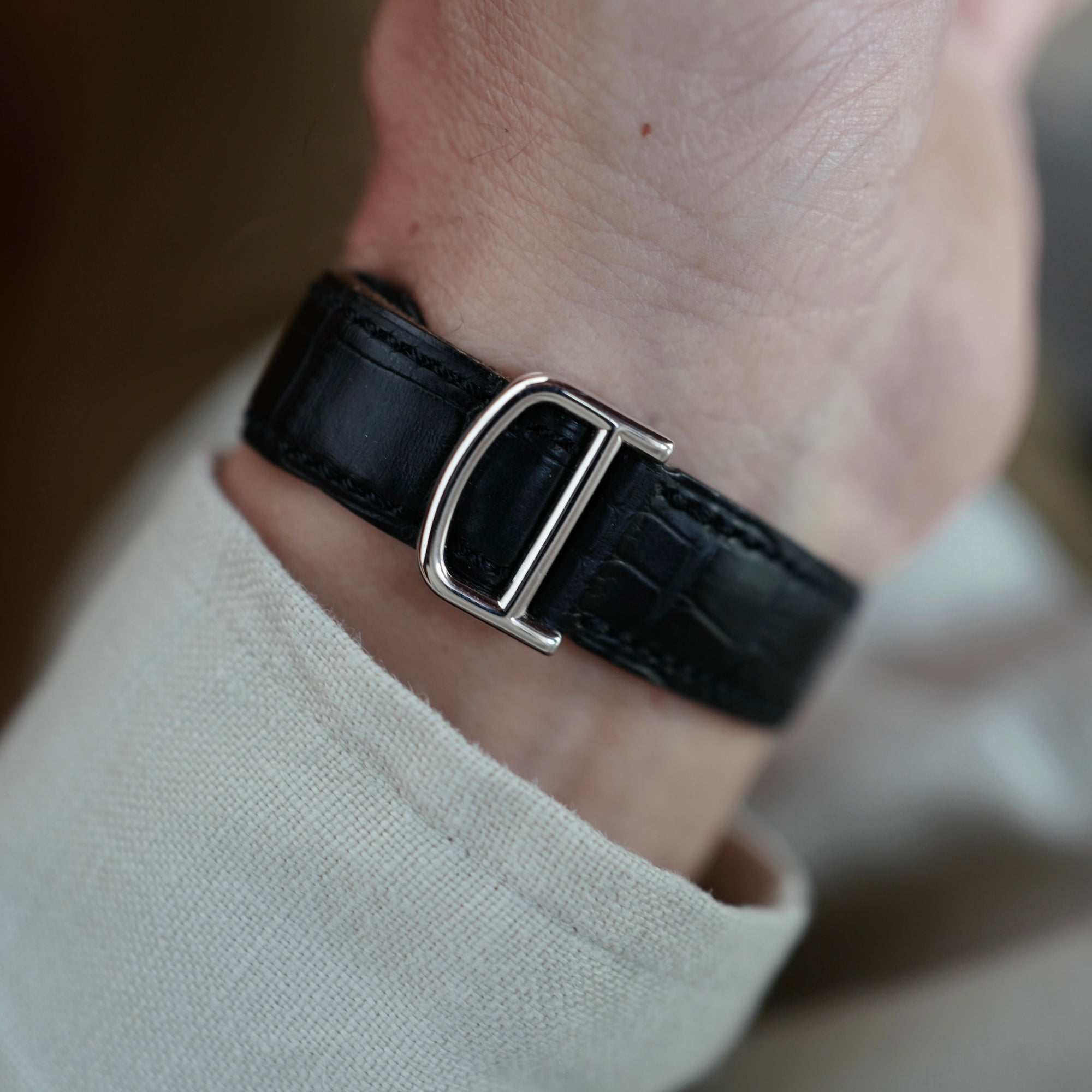 Cartier - Cartier White Gold Tank Cintree Chinese Dual Time Ref. 2767 - The Keystone Watches