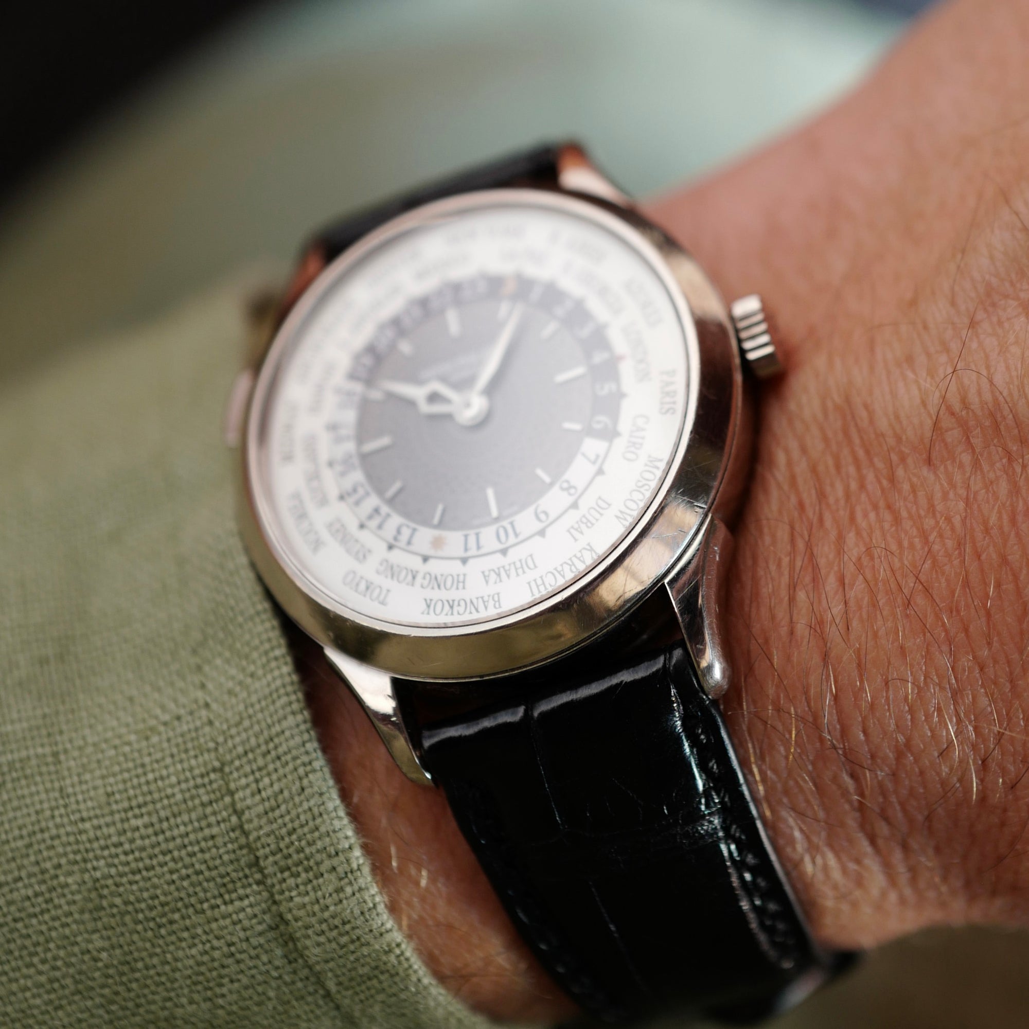 Patek Philippe - Patek Philippe World Time White Gold Watch Ref. 5230 (NEW ARRIVAL) - The Keystone Watches