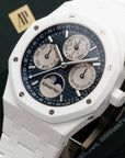 Audemars Piguet - Audemars Piguet White Ceramic Royal Oak Quantieme Perpetual Ref. 26579 - The Keystone Watches