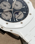 Audemars Piguet - Audemars Piguet White Ceramic Royal Oak Quantieme Perpetual Ref. 26579 - The Keystone Watches