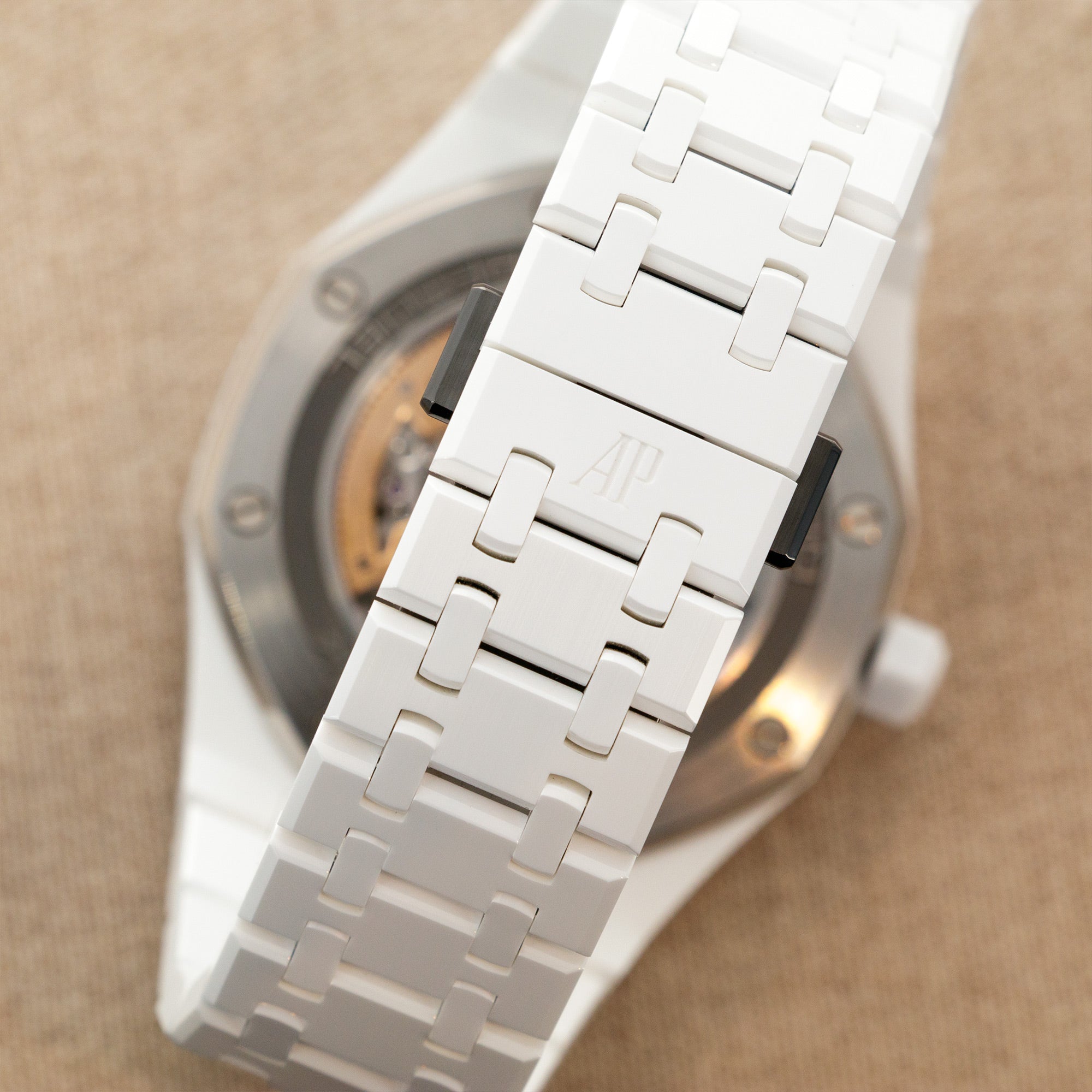 Audemars Piguet - Audemars Piguet White Ceramic Royal Oak Quantieme Perpetual Ref. 26579 - The Keystone Watches