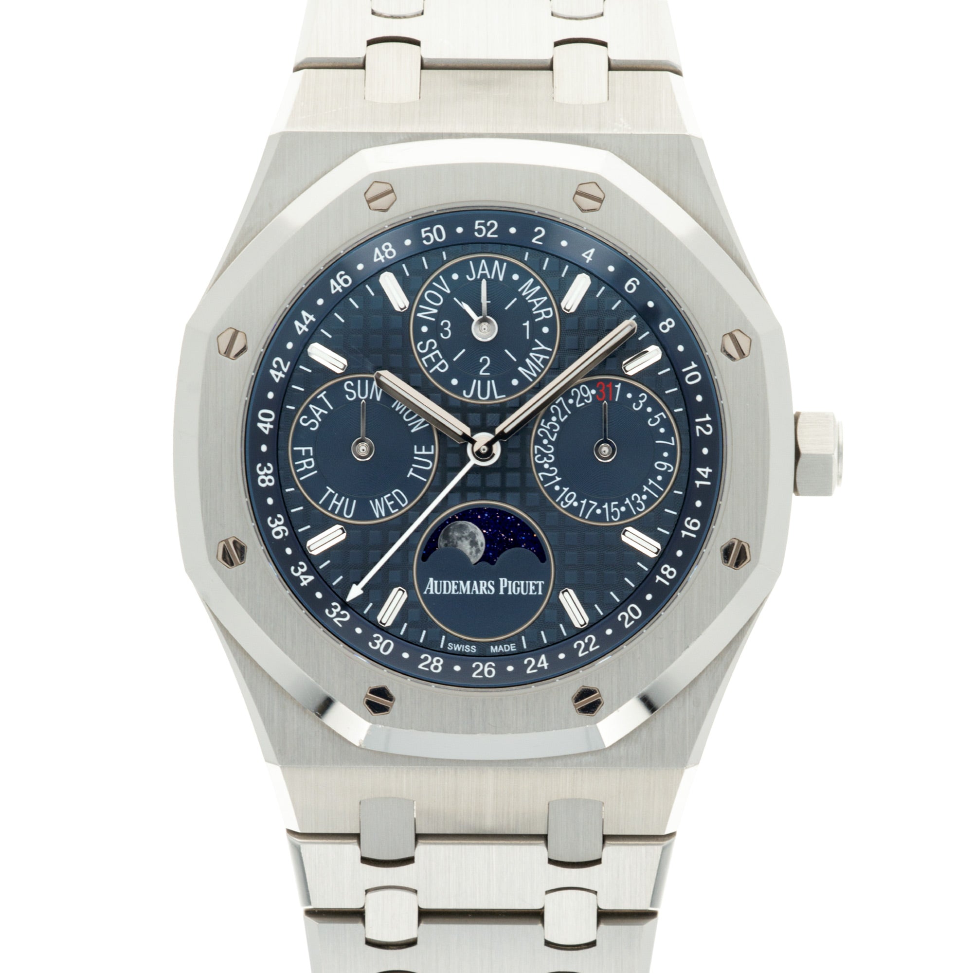 Audemars Piguet - Audemars Piguet Steel Royal Oak Quantieme Perpetual Ref. 26574 - The Keystone Watches
